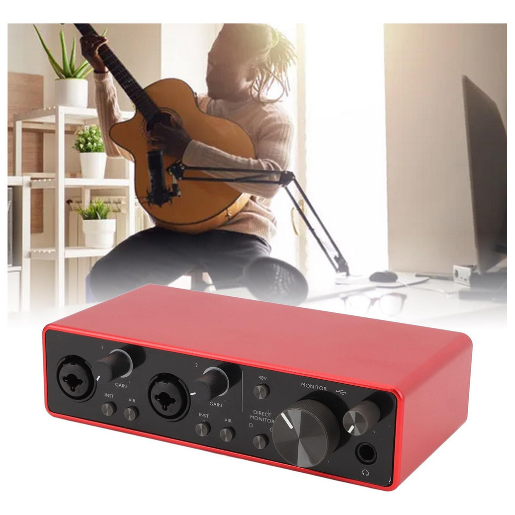 Interface Áudio 2i2 USB – Alta Qualidade de Som, 3ª Geração em Oferta na Shopee