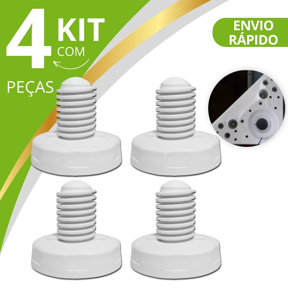 Pé Nivelador Kit com 4 unidades para Lavadora Electrolux em Oferta na Shopee