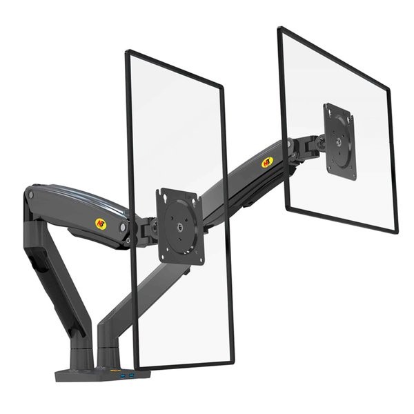 Suporte Articulado para Monitor 22 a 32 Braço duplo Pistão a Gás G75-NB
