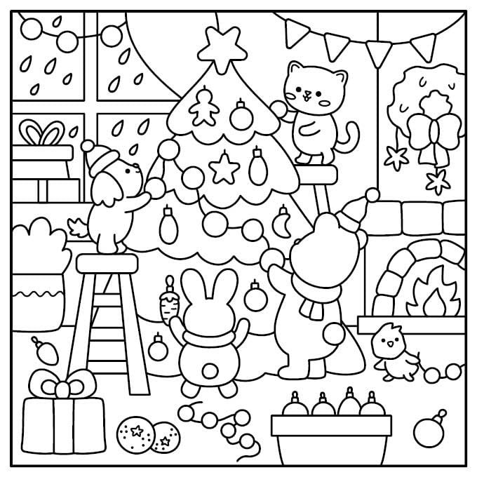 Livro Comfy & Cozy | Cozy Time  | Para Colorir