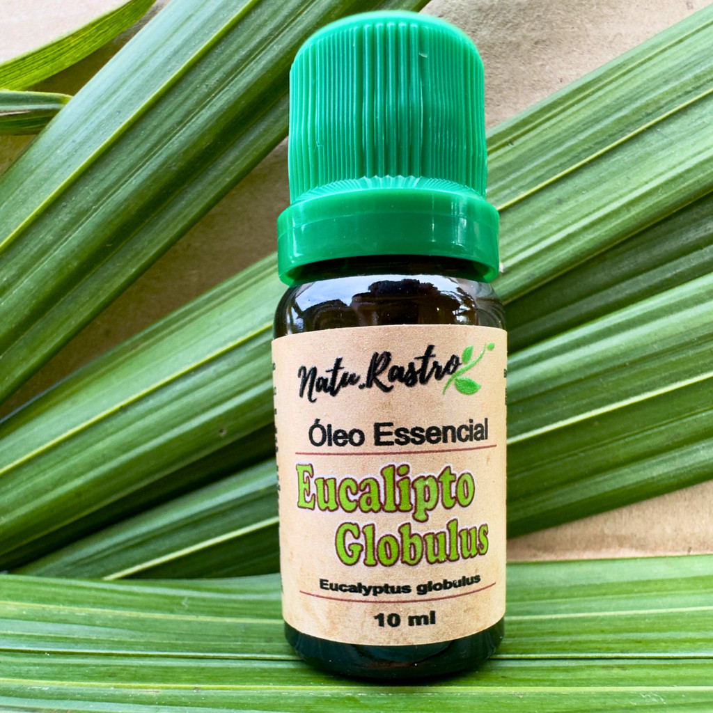 Óleo Essencial de Eucalipto Globulus Natu.Rastro 10ml - reduz sintomas de gripes e resfriados