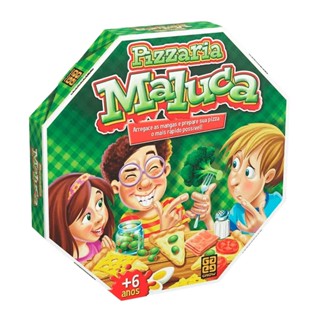 Brinquedo Infantil Jogo de Tabuleiro Pizzaria Maluca Grow - 01283 em Oferta na Shopee