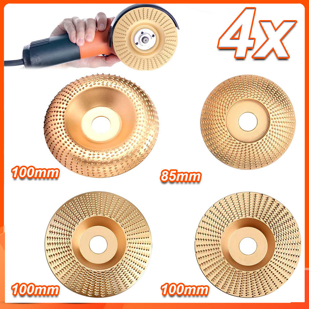 Conjunto de moagem de madeira para corte angular, 4 peças, disco de alta qualidade 16mm 100mm em Oferta na Shopee