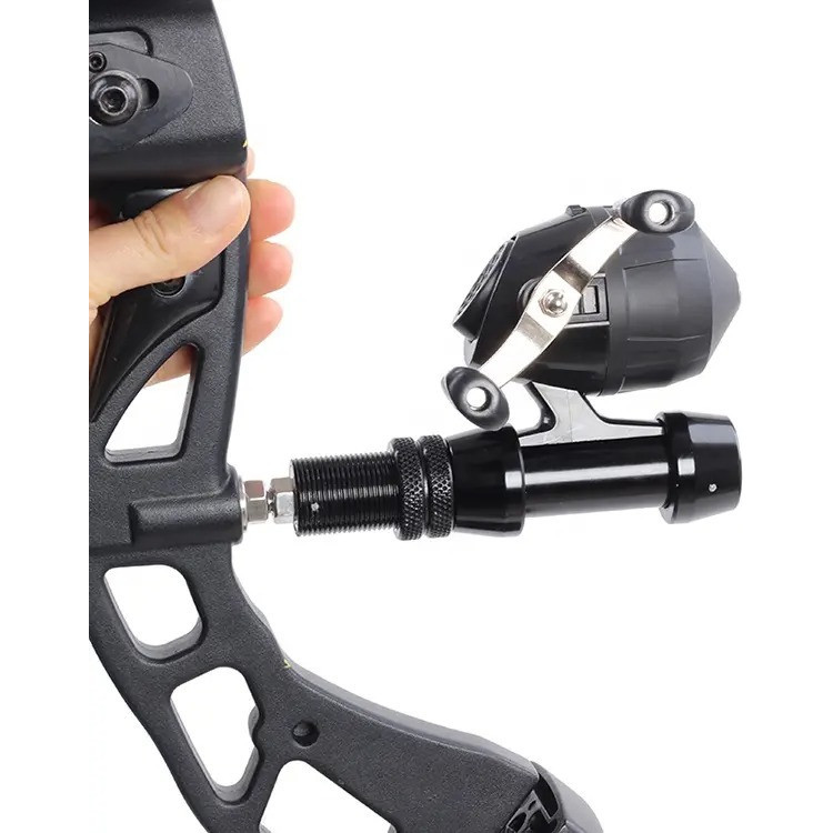Suporte Com Molinete Carretilha Para Pescar Com Arcos e balestras crossbow Perfeito para pesca esportiva com flechas