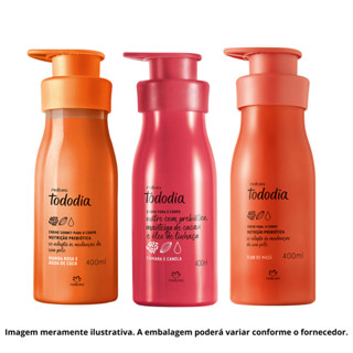 Kit com 3 Cremes Hidratantes Natura Tododia – 400ml Cada em Oferta na Shopee