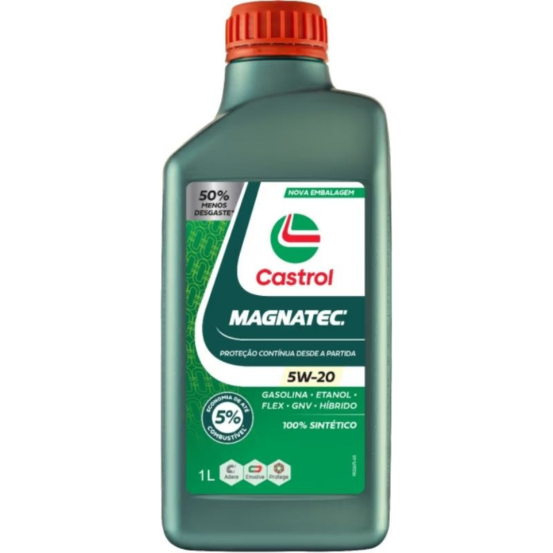1 Litro Óleo De Motor Castrol Magnatec 5w20 Api Sp 1l