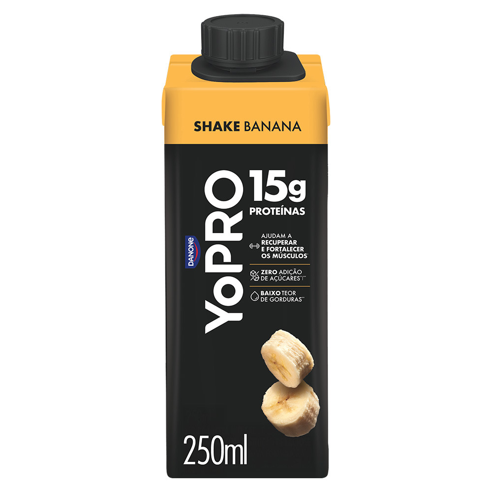 YoPRO Bebida Láctea UHT Banana 15g de proteínas 250ml em Oferta na Shopee
