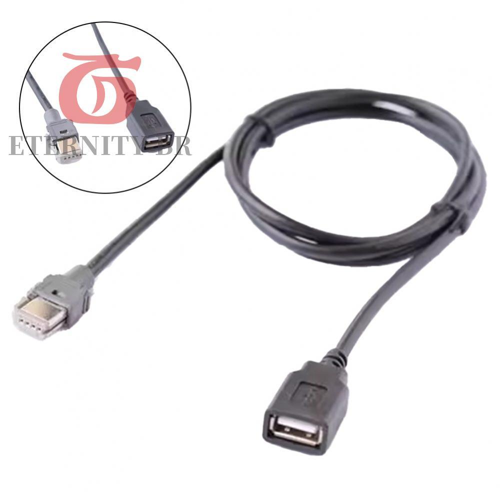 Para Kia E Cabo Adaptador AUX USB Compatível Com Hyundai 4 Pinos