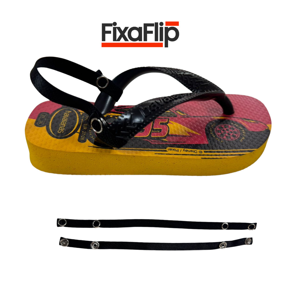 Elástico para Chinelo não cair - FIXAFLIP - Tira para Chinelo 1 PAR