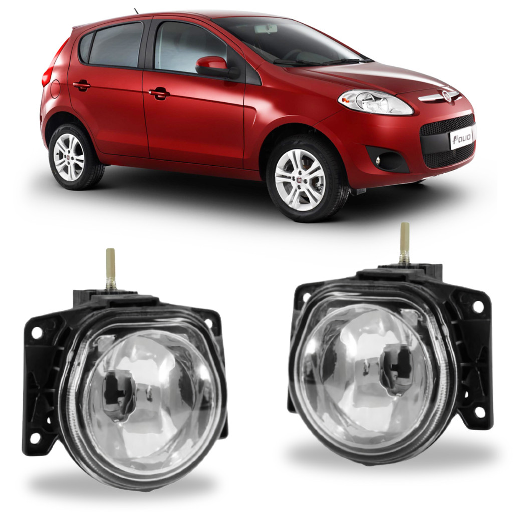 PAR FAROL MILHA FIAT PALIO ATTRACTIVE 2012 13 14 15 16 2017 em Oferta na Shopee