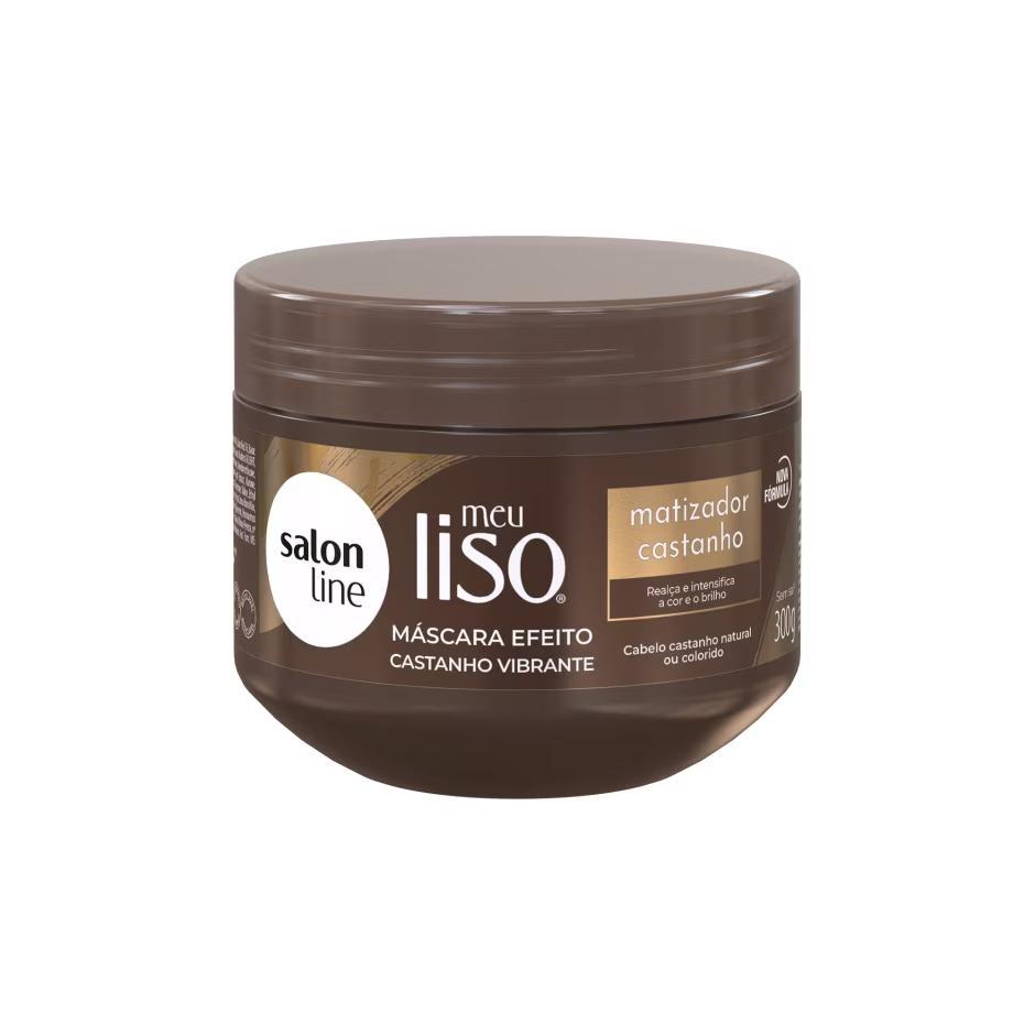 Máscara Matizadora Salon Line Meu Liso Castanho 300G