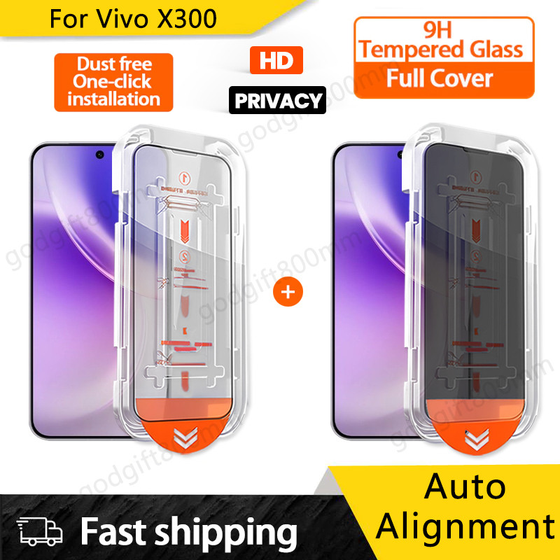 Para Vivo X300/X300 Pro X200 Mini X200S X200 FE V50 V40 Lite SE 4G 5G Fácil Instalação Vidro Temperado HD/Protetor De Te