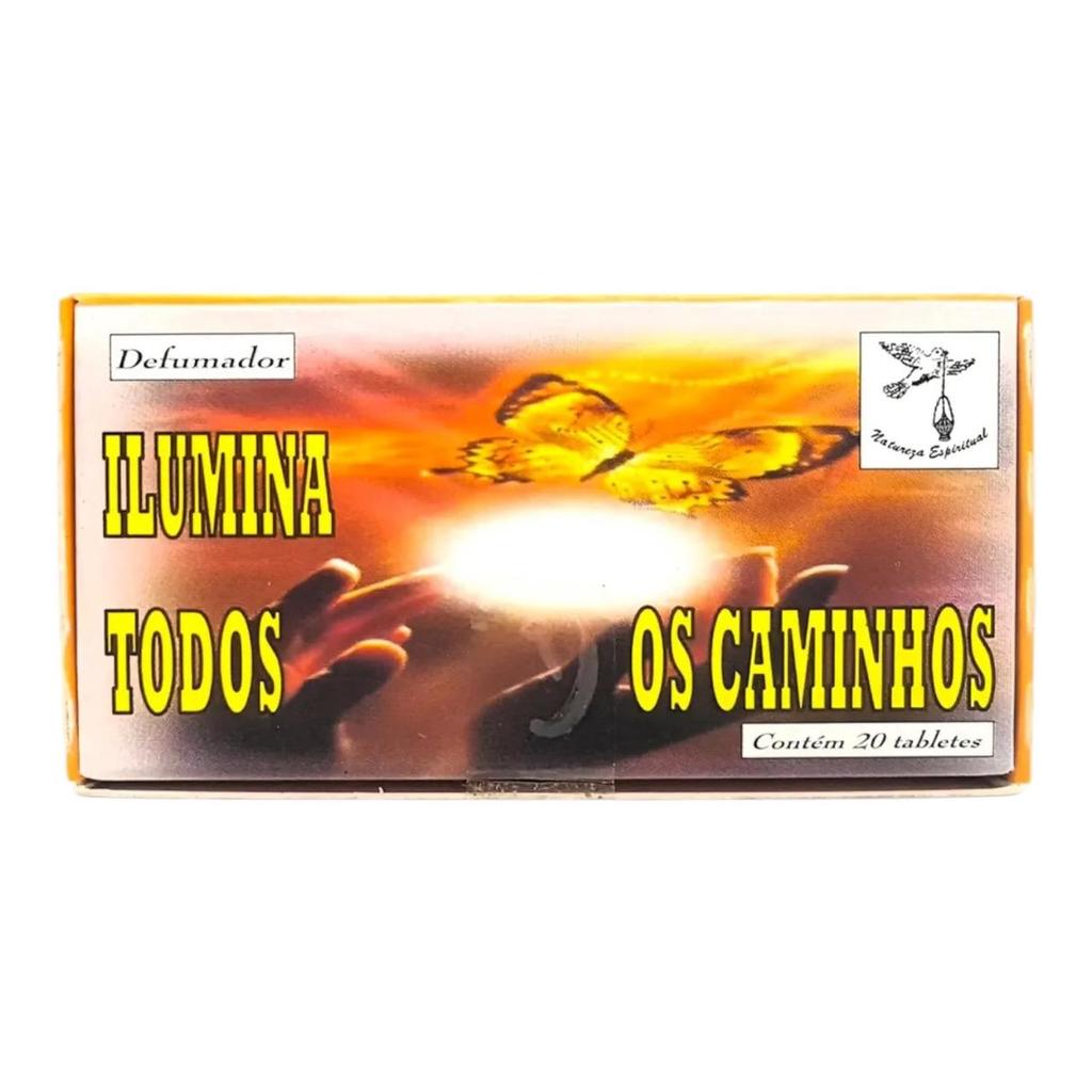 Defumador Natureza Ilumina Todos os Caminhos Tablete | Luz | Abertura de Caminhos | Proteção