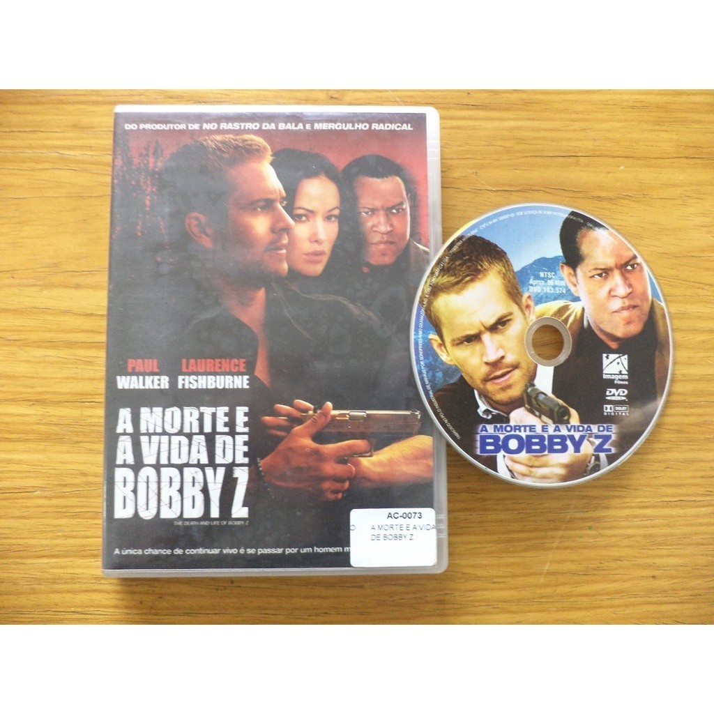 DVD A MORTE E VIDA DE BOBBY Z - ORIGINAL