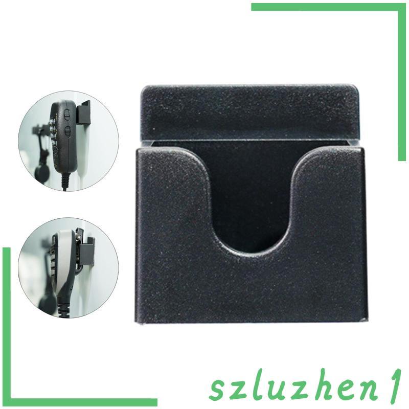 [Szluzhen1] Suporte Para Walkie Talkie Carro Microfone De Mão Montagem Na Parede Gancho Universal Versátil Rádio Cabide 