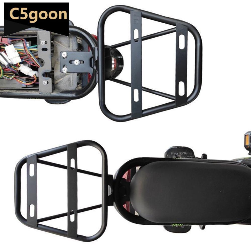 C5GOON Motocicleta Bicicleta Elétrica Traseira Bagageiro Passeio Transportadora Titular Prateleira Da Caixa De Bagagem R