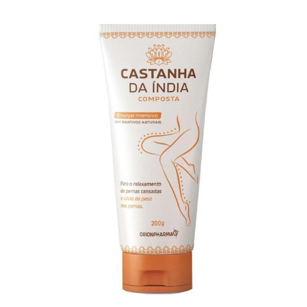 Creme Castanha da Índia 200ml - Alívio e Cuidado para Pernas