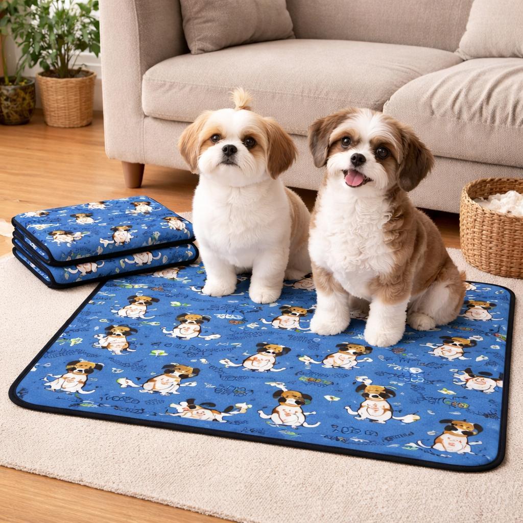 Tapete Higiênico Lavável Profissional Pet – Alta Absorção, Impermeável e Uso Diário (Até 200 lavagens)