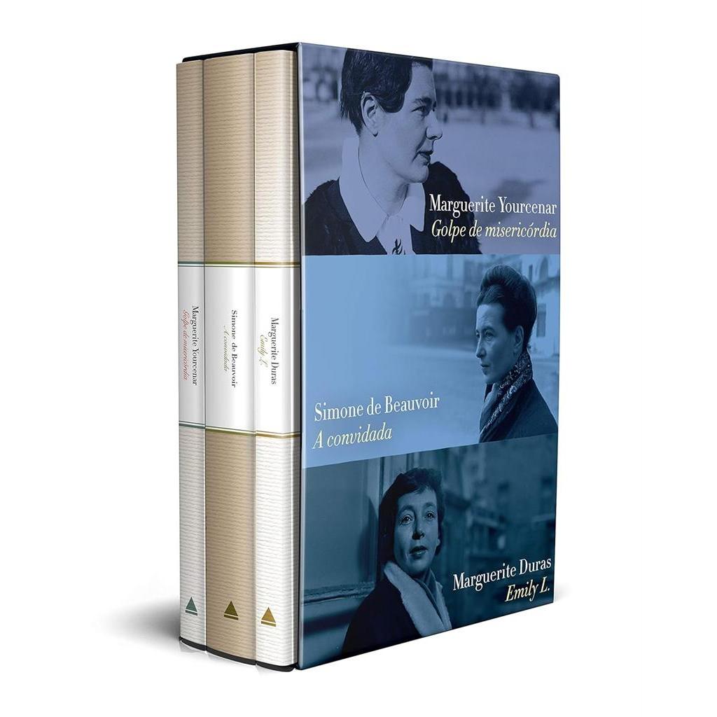 Box - Grandes escritoras da literatura francesa autor MARGUERITE YOURCENAR, SIMONE DE BEAUVOIR E MARGUERITE DURAS