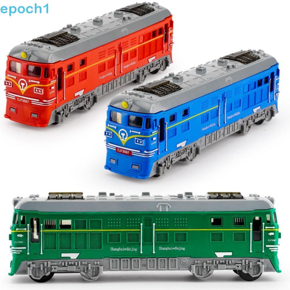 Modelo De Trem Inercial EPOCH1 , Brinquedo De Veículo Ferroviário Retrátil Em Miniatura , Brinquedos De Carro Escala De