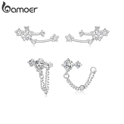 Brincos Bamoer Shooting Star Tassel Joias Presentes Para Mulheres