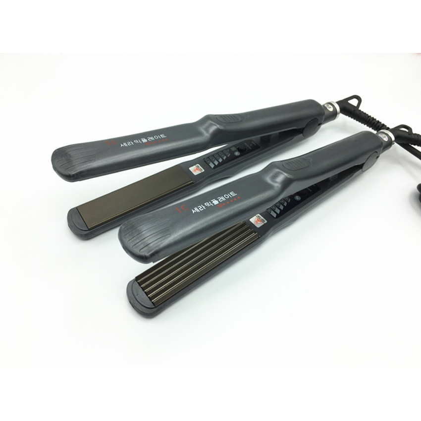 Roman inteligente ajuste de temperatura de cinco velocidades liga de titânio alisador de cabelo tala elétrica alisamento