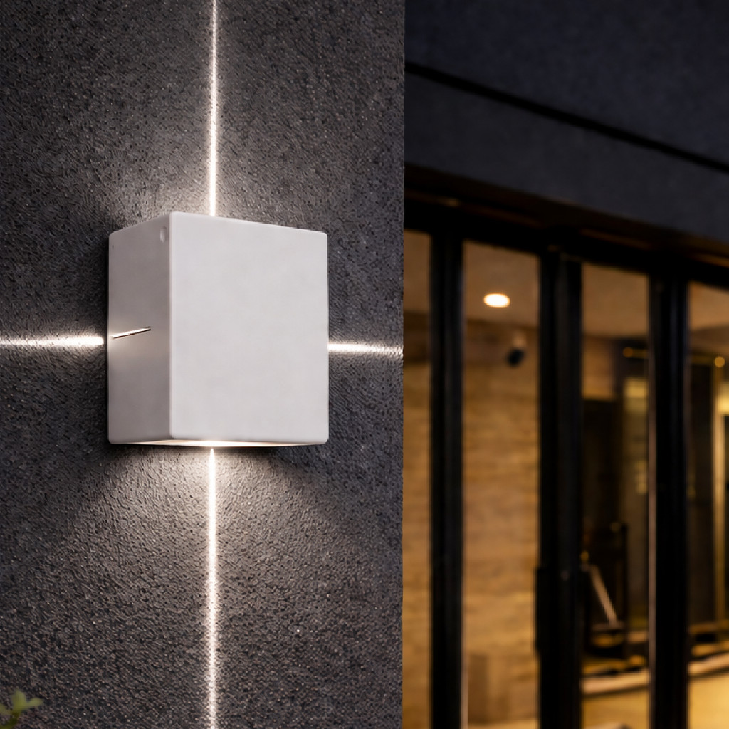 Arandela Led Splendor 6w 3000k Branco Quente 110v/220v Bivolt Ip65 a prova d'água Branco Cod: ALUT001958 Alut By Avant