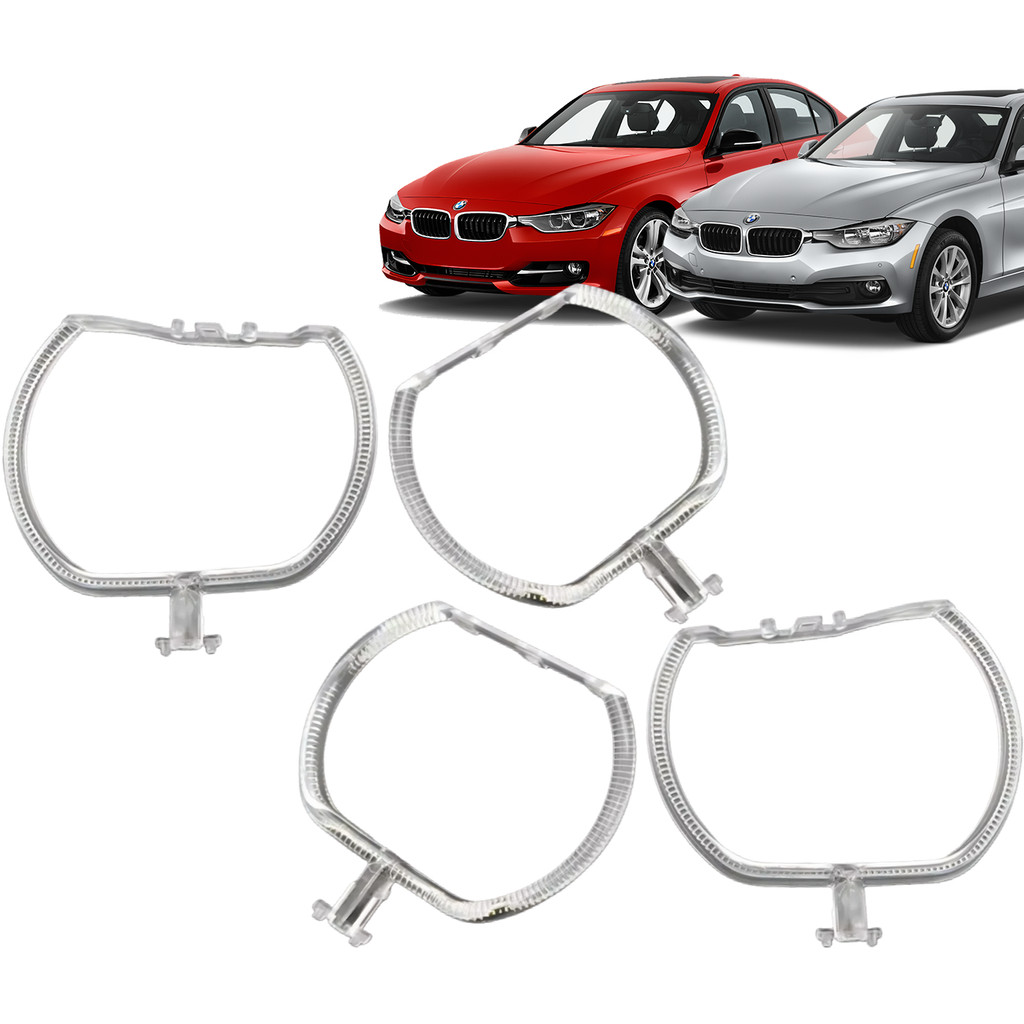 Kit Acrílico Drl Angel Eyes Farol Bmw 320i 328i 2013 a 2015