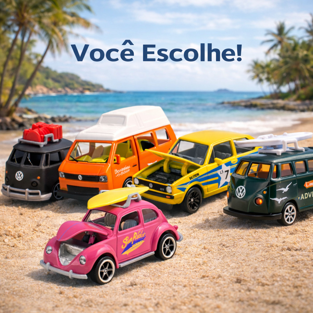 Miniatura Carro Ferro Fusca Kombi Vw Majorette 1:64 Brasil
