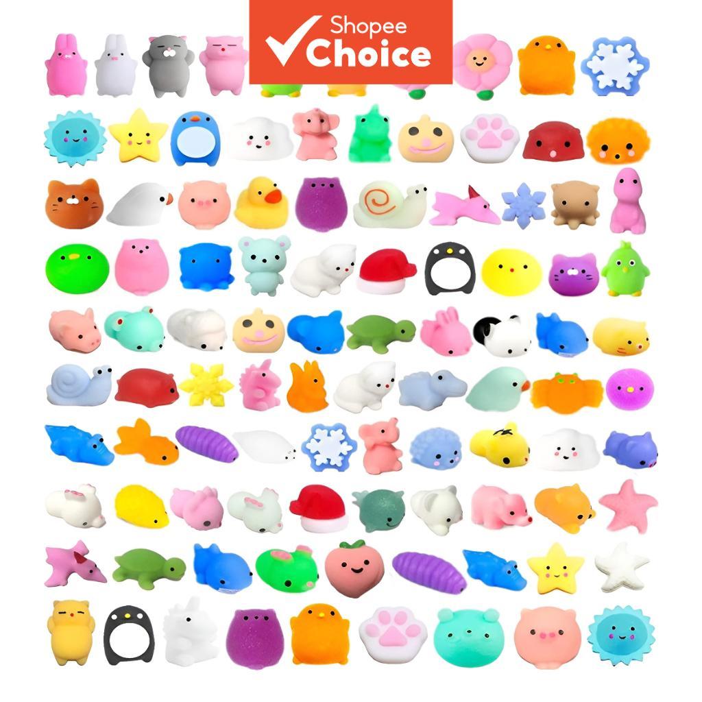 Conjunto De Brinquedos Mochi Squishy De Açúcar Needoh Squeeze Ball Slime Para Crianças Fidget Stress Relief Natal