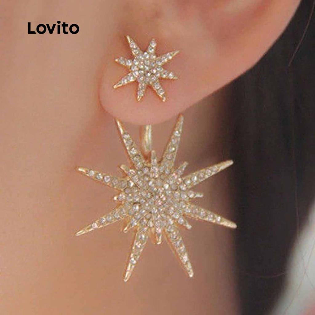 Lovito Brincos de textura LCS31A215 em Oferta na Shopee