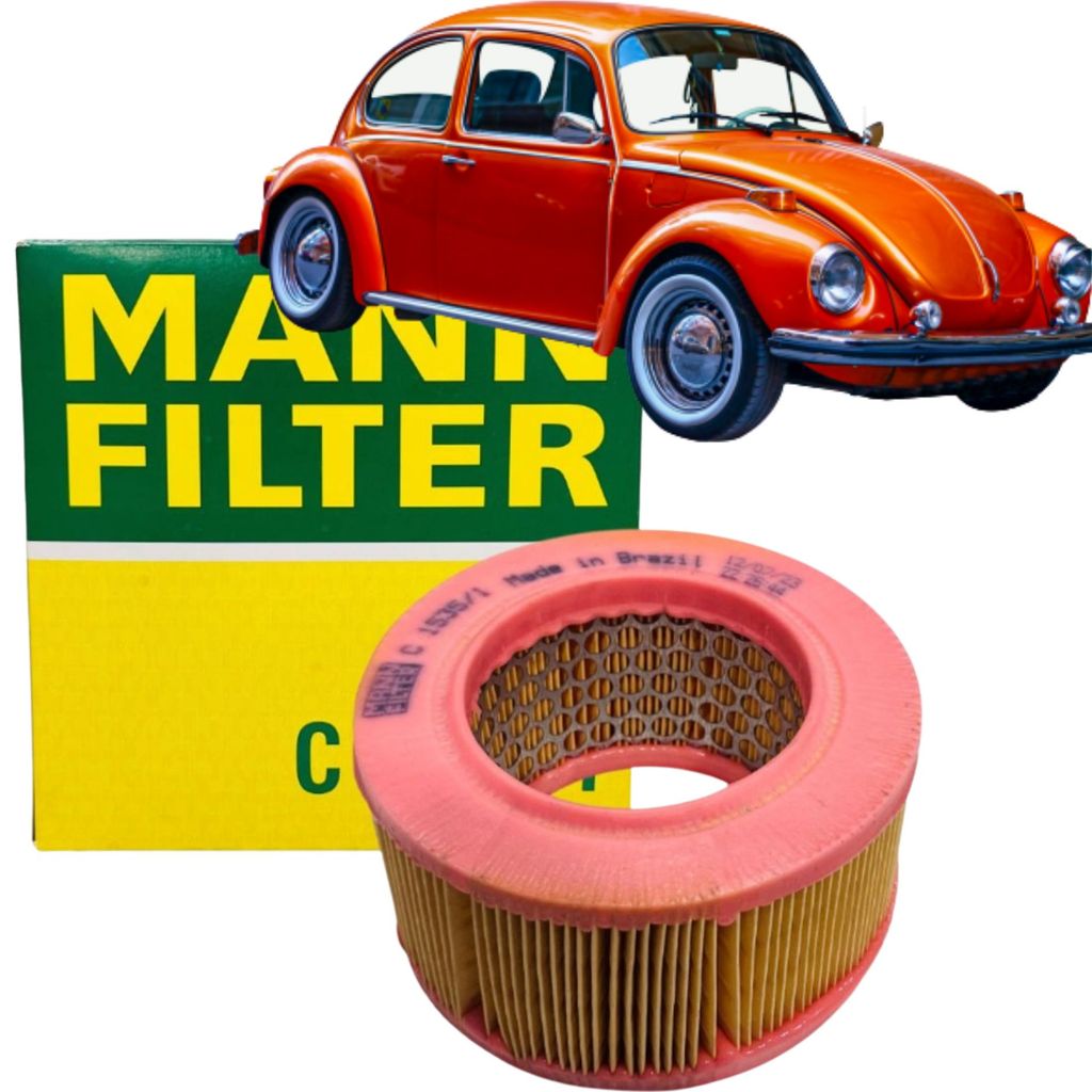 Filtro Ar Motor para VW Volkswagen Fusca (Mann Filter C1535/1) em Oferta na Shopee