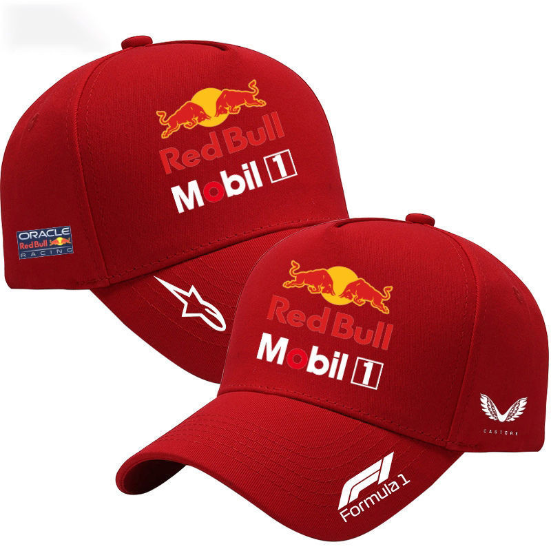 jiD Red Bull F1 Oracle Red Bull Racing Bonés de Beisebol Masculinos Confortáveis Chapéu Esportivo Ajustável Respirável C