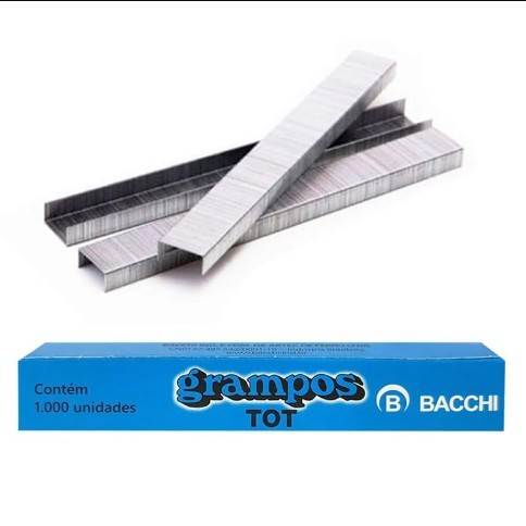 Grampo Tot  Caixa Com 1000 Unidades Bacchi
