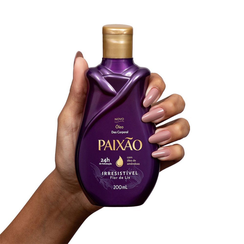 Detalhes do Óleo Corporal Paixão Amêndoas Irresistível Ação Desodorante 200ml