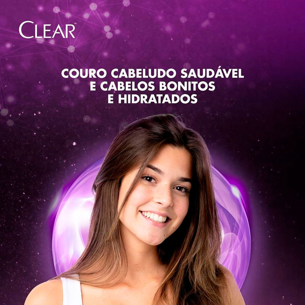 Detalhes do Shampoo Clear Anticaspa Hidratação Intensa Leve 400ml Pague 330ml