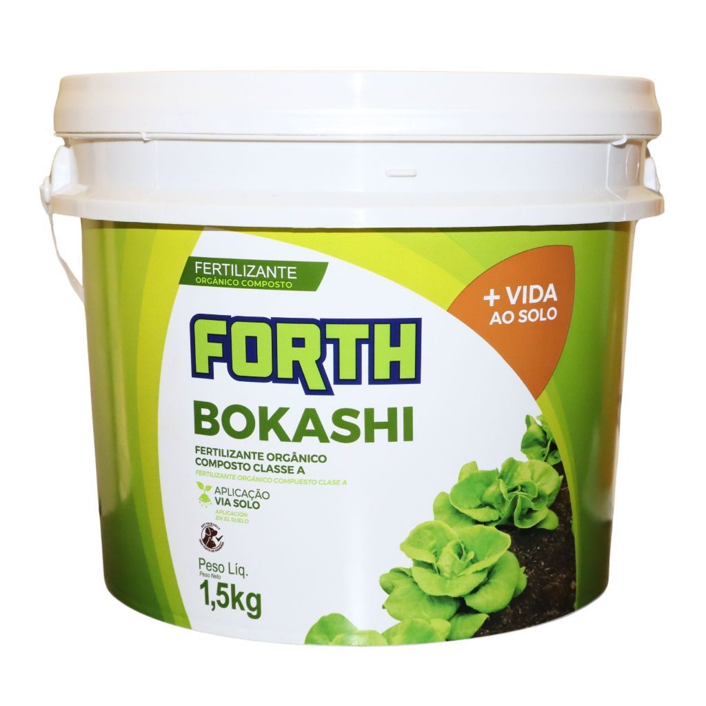 Fertilizante Forth Bokashi 1,5 Kg Adubo Orgânico Plantas