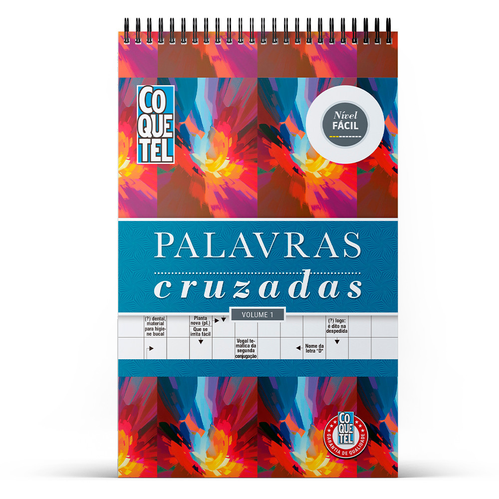 Livro Coquetel Espiral Palavras Cruzadas Vol. 01: Nível Fácil em Oferta na Shopee