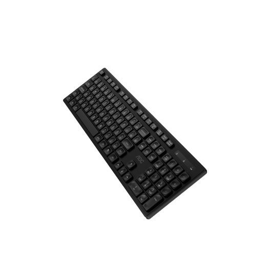 Kit Teclado e Mouse Sem Fio - Preta