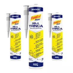 KIT 3 SELA TRINCA BRANCO MUNDIAL PRIME - 450G