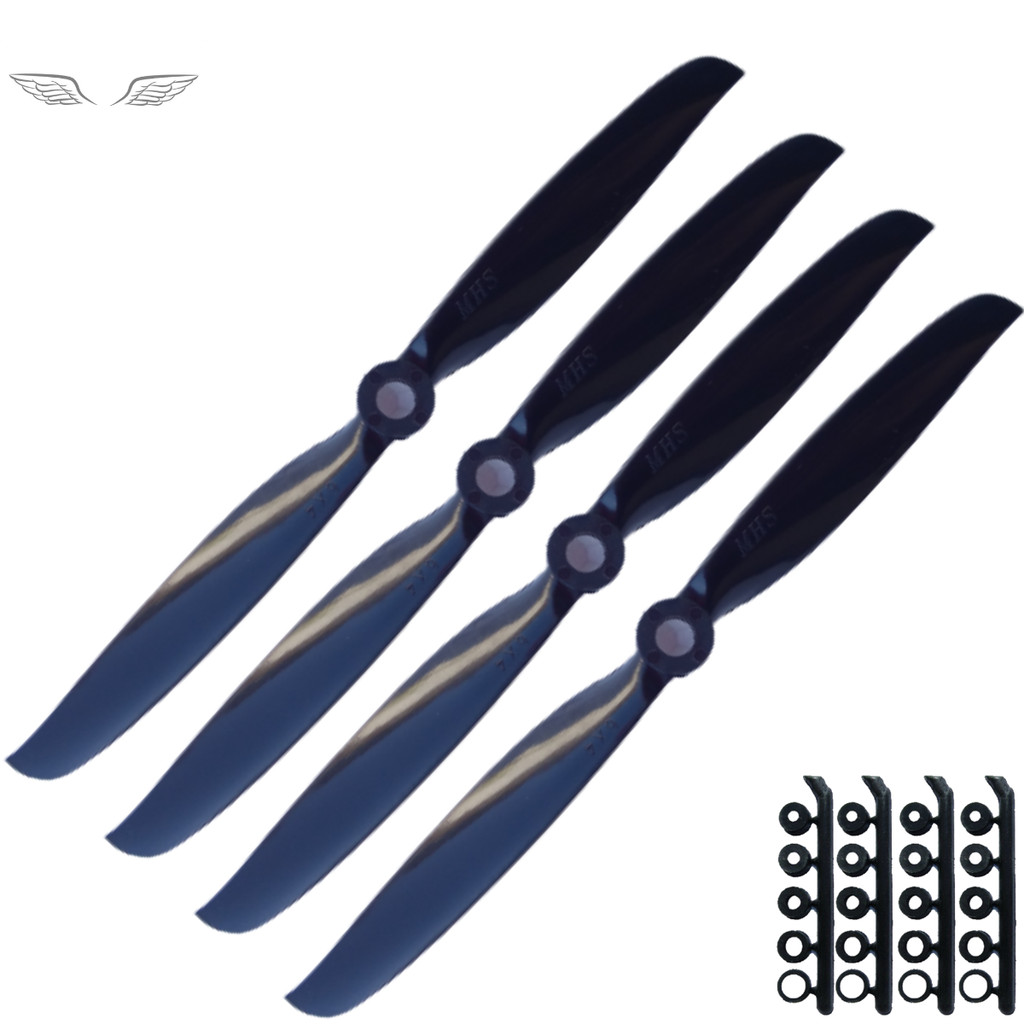 4 Helice Mhs Fly 6/4 Para Aeromodelos Eletricos Com Motores entre 2000kv-2500kv 22/12, 28/26 - 28/12