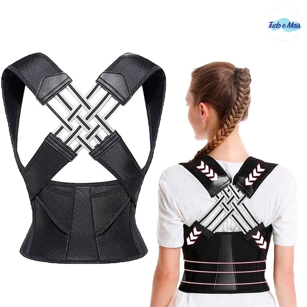 Correção de postura Cervical e cinto de água e tecido respirável