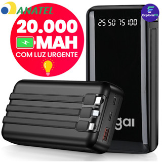 Bateria Externa Portátil 10000 a 20000mah Power Bank Carregador Mel Design em Oferta na Shopee
