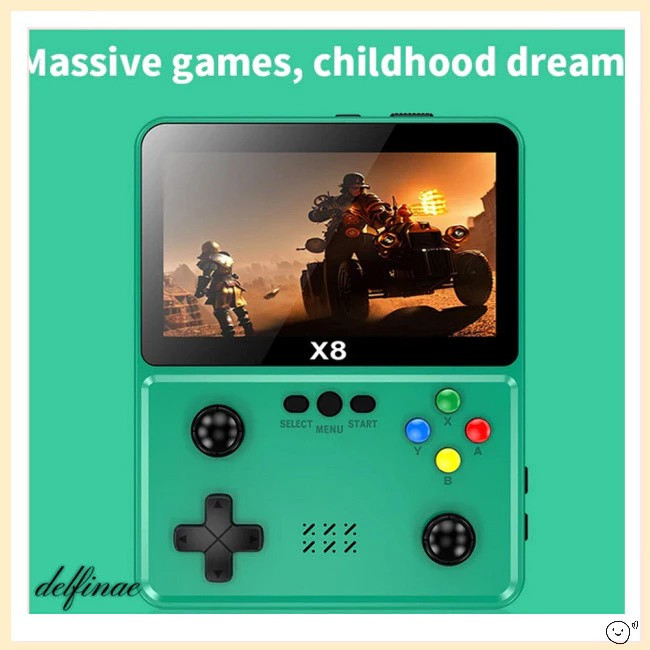 Console de jogos portátil  X8 com tela de 4,8 polegadas 1500mAh Lithium Battery Controller
