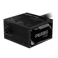 Fonte Gigabyte P650G PG5, 650W, ATX 3.1, PCIe 5.1, 80 Plus Gold, Preto, GP-P650G-PG5