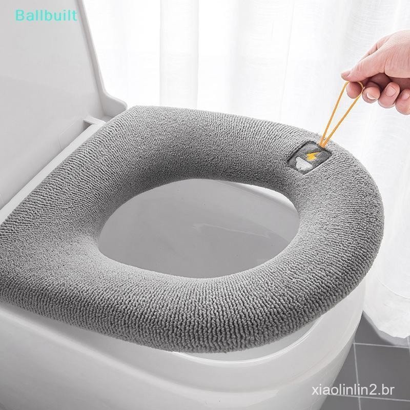 [BLU] Capa De Assento De Vaso Sanitário Quente Soft Tapete Lavável De Acrílico Decoração De Casa Closestool Caso Acessór