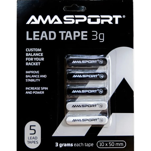 Peso Adesivo Custom Balance Ama Sport Raquetes 3g Lead Tape