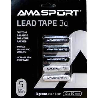 Peso Adesivo Custom Balance Ama Sport Raquetes 3g Lead Tape