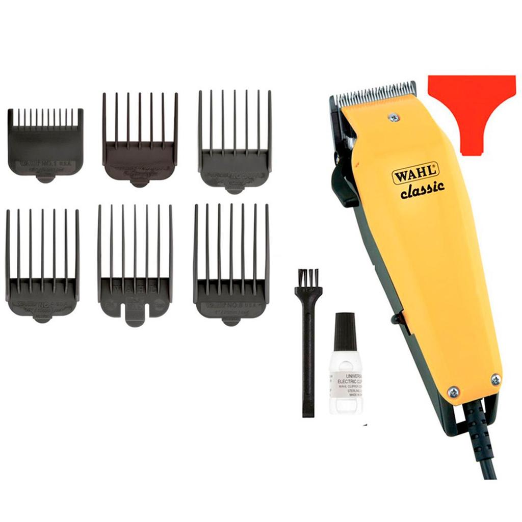 Máquina de Cortar Cabelo Wahl Classic Series 220V Profissional com 6 Pentes de Corte
