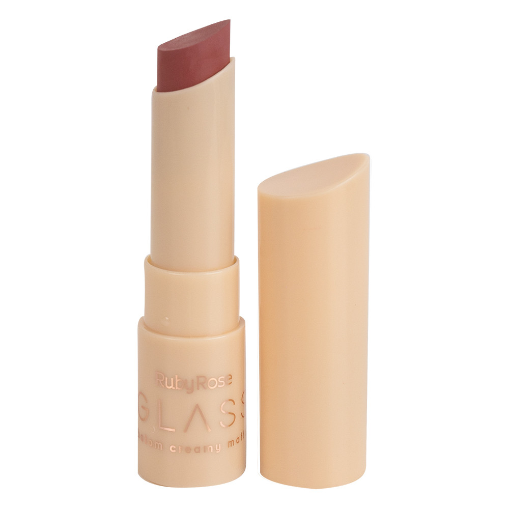 Batom Creamy Matte Glass - Hbf567 - Ruby Rose em Oferta na Shopee